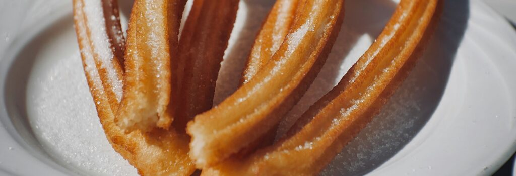 churros on a plate